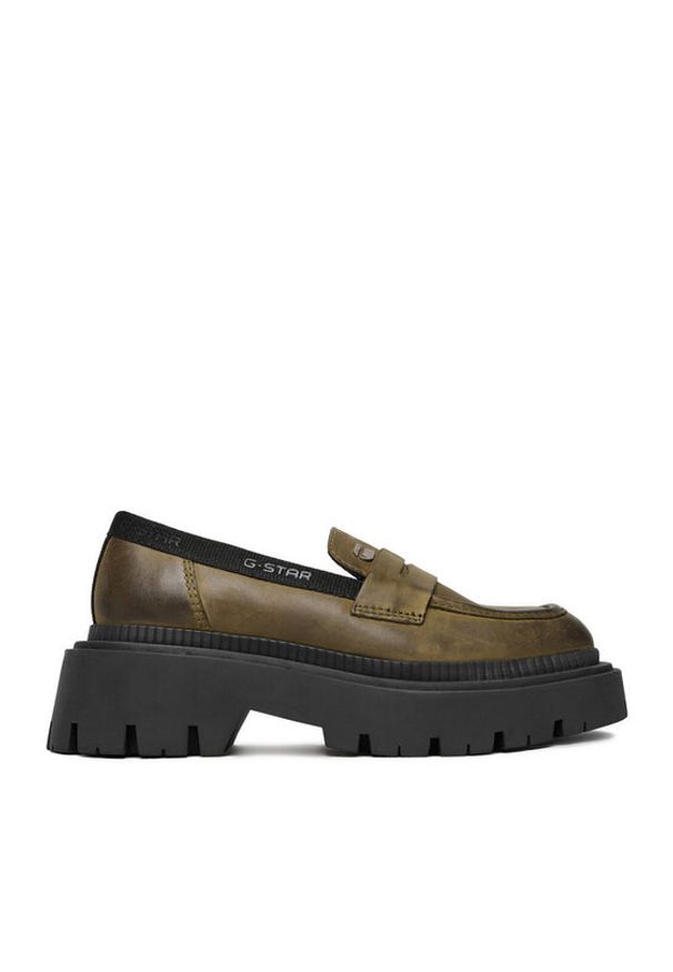 G-Star RAW - G-Star Raw Loafersy CEO-WI34-JOSIA-04 Zielony. Kolor: zielony. Materiał: skóra
