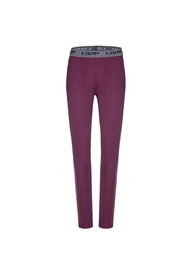 LOLË - LOAP Peddy damskie spodnie termiczne XS. Kolor: fioletowy. Długość: długie. Sezon: zima