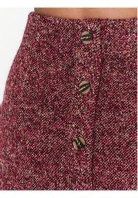 Remain Spódnica trapezowa Felina RM1838 Bordowy Regular Fit. Kolor: czerwony. Materiał: syntetyk #5