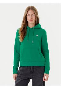 Guess Jeans Bluza W4YQ04 KC811 Zielony Regular Fit. Kolor: zielony. Materiał: bawełna #1