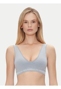 TOMMY HILFIGER - Tommy Hilfiger Biustonosz top UW0UW05726 Niebieski. Kolor: niebieski. Materiał: bawełna
