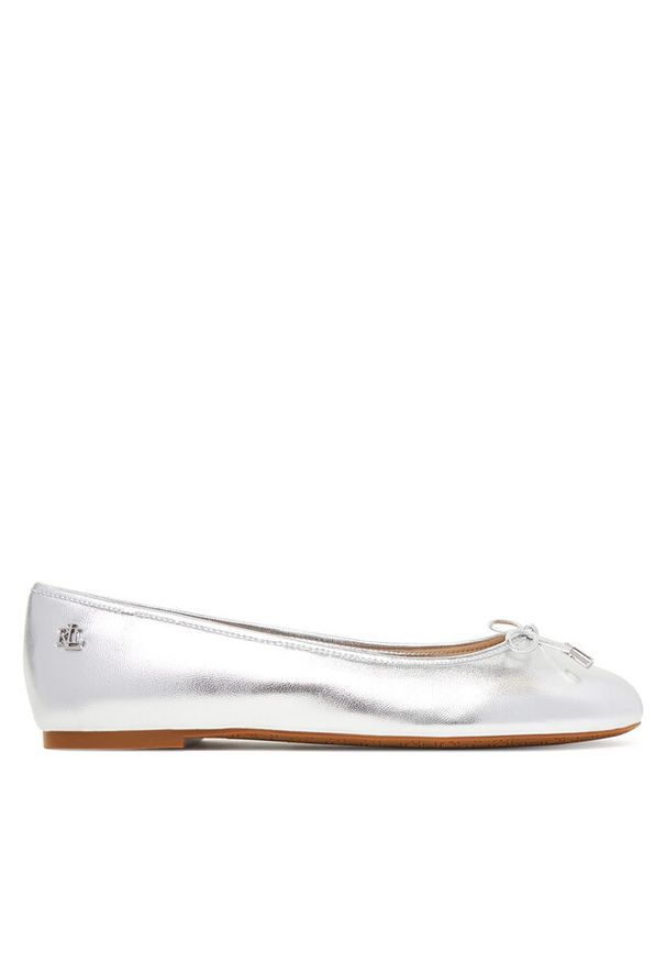 Lauren Ralph Lauren - Baleriny LAUREN RALPH LAUREN. Kolor: srebrny