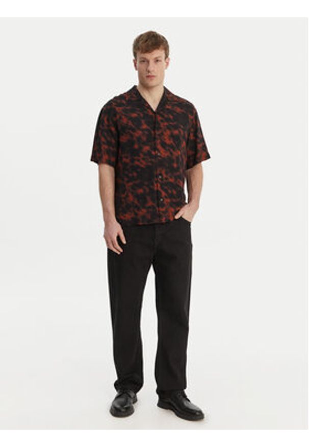 Hugo - HUGO Koszula Espino 50560596 Kolorowy Relaxed Fit. Materiał: wiskoza. Wzór: kolorowy