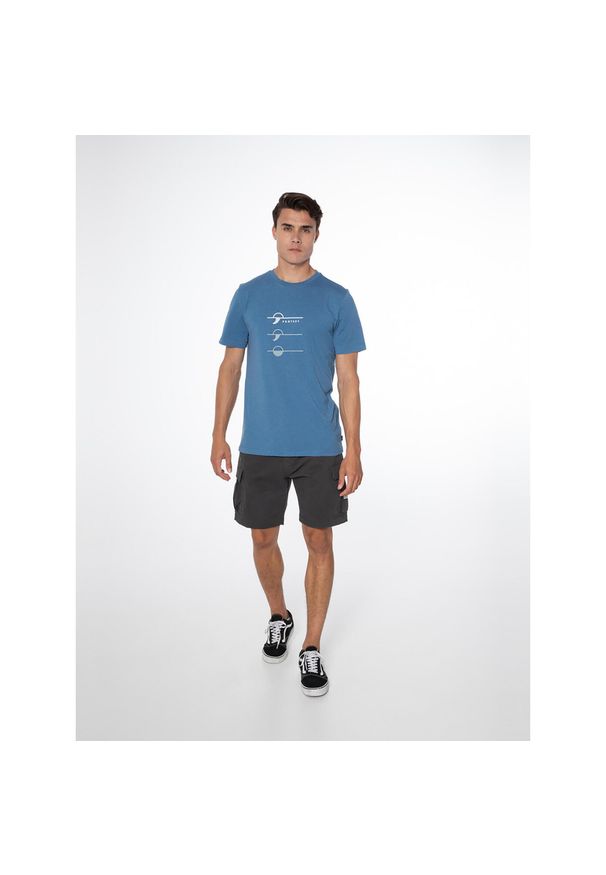 Koszulka męska Protest PRTARMANN. Kolor: niebieski. Sport: turystyka piesza