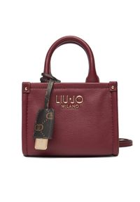 Liu Jo Torebka Esc XS Tote AF5102 E0058 Bordowy. Kolor: czerwony. Materiał: skórzane