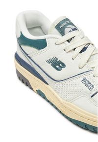 New Balance Sneakersy BB550PTB Biały. Kolor: biały. Materiał: skóra #4