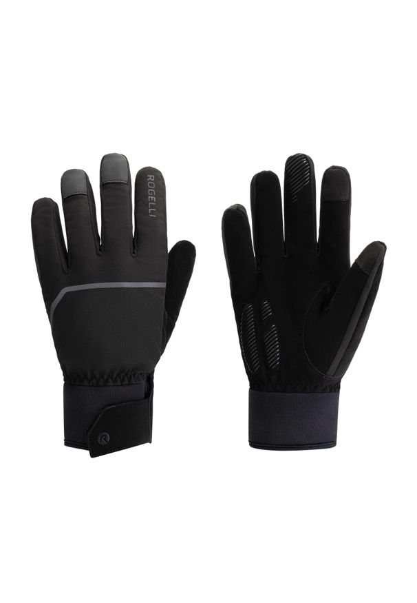 ROGELLI - Rękawiczki rowerowe Rogelli CRONOS. Kolor: czarny. Sport: kolarstwo