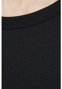 Calvin Klein longsleeve bawełniany kolor czarny. Okazja: na co dzień. Kolor: czarny. Materiał: bawełna. Długość rękawa: długi rękaw. Styl: casual #5