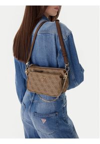 Guess Torebka Noelle II Mini HWBG96 72710 Beżowy. Kolor: beżowy. Materiał: skórzane #3