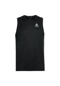 Koszulka tech. męska bez rękawów Odlo Tank crew neck ESSENTIAL. Kolor: szary, wielokolorowy, czarny. Długość rękawa: bez rękawów. Sport: turystyka piesza #1