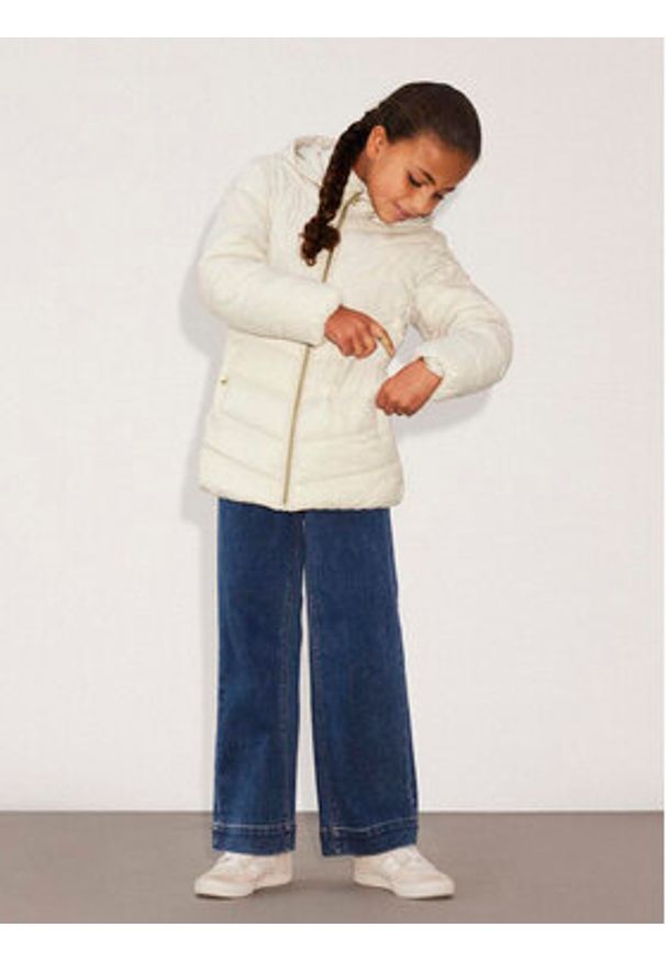 Name it - NAME IT Kurtka zimowa 13227825 Beżowy Regular Fit. Kolor: beżowy. Materiał: syntetyk. Sezon: zima