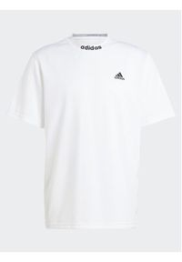 Adidas - adidas T-Shirt HY1285 Biały Loose Fit. Kolor: biały. Materiał: syntetyk #2