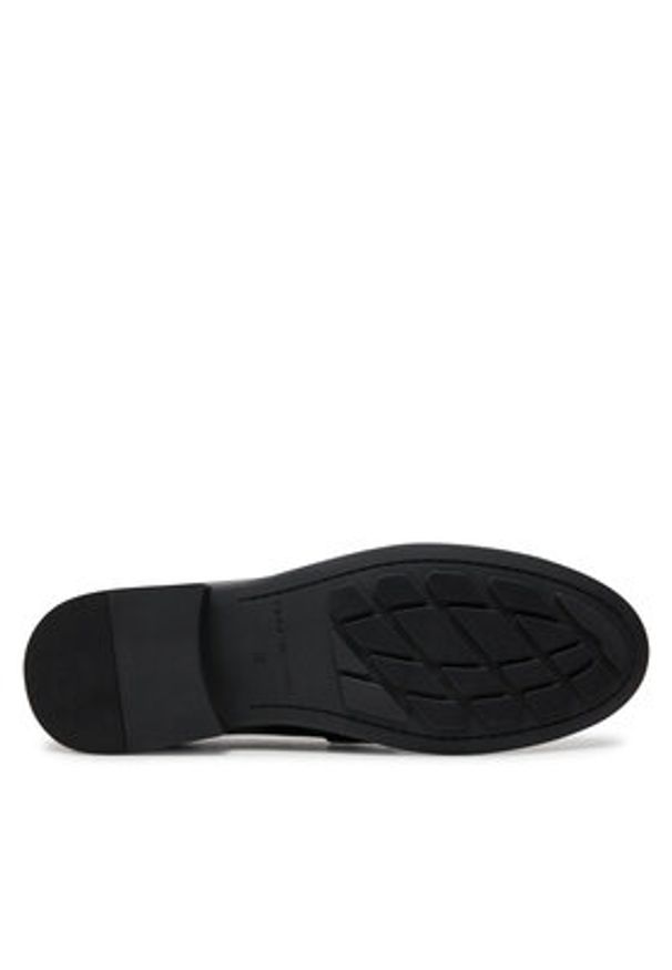 TOMMY HILFIGER - Tommy Hilfiger Lordsy Th Leather Classic Loafer FW0FW07961 Czarny. Kolor: czarny. Materiał: skóra