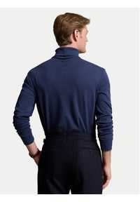 Polo Ralph Lauren Golf 710760126019 Granatowy Regular Fit. Typ kołnierza: golf, polo. Kolor: niebieski. Materiał: bawełna #3