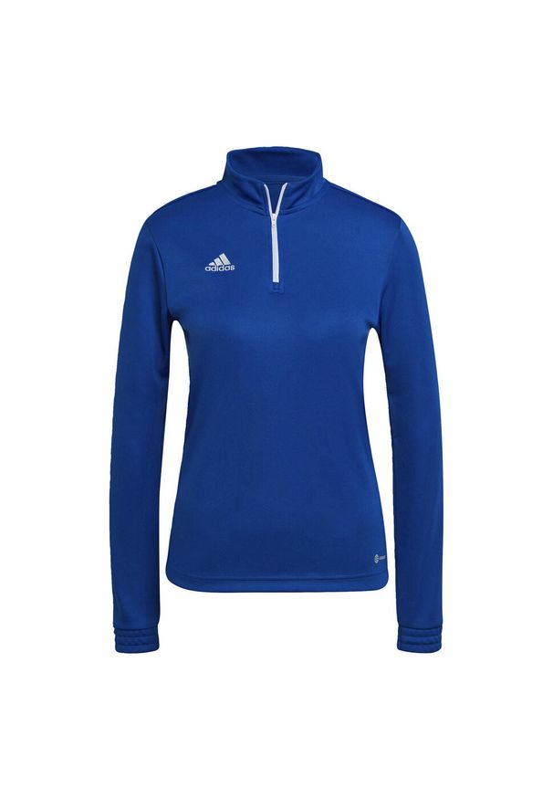 Bluza piłkarska damska Adidas Entrada 22 Training Top. Kolor: niebieski. Sport: piłka nożna