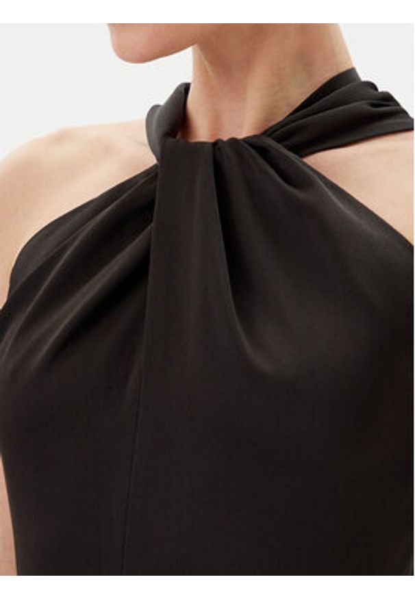 BOSS Sukienka koktajlowa Datinar 50538291 Czarny Slim Fit. Kolor: czarny. Materiał: wiskoza. Styl: wizytowy