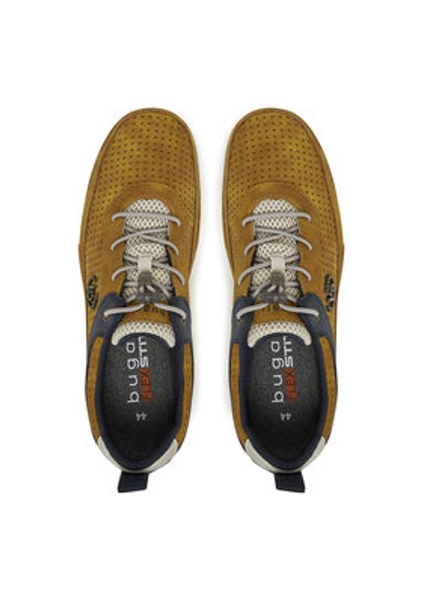 Bugatti Półbuty 321-ASG03-5050 5041 Żółty. Kolor: żółty. Materiał: skóra