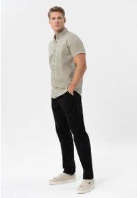 Volcano - Letnie spodnie z lnem R-LEMAR. Materiał: len. Sezon: lato. Styl: klasyczny, wakacyjny #1