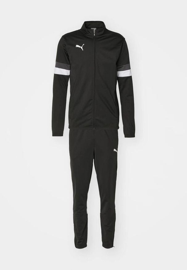Dres treningowy męski Puma 65865303. Kolor: wielokolorowy, biały, czarny. Materiał: dresówka. Sport: piłka nożna
