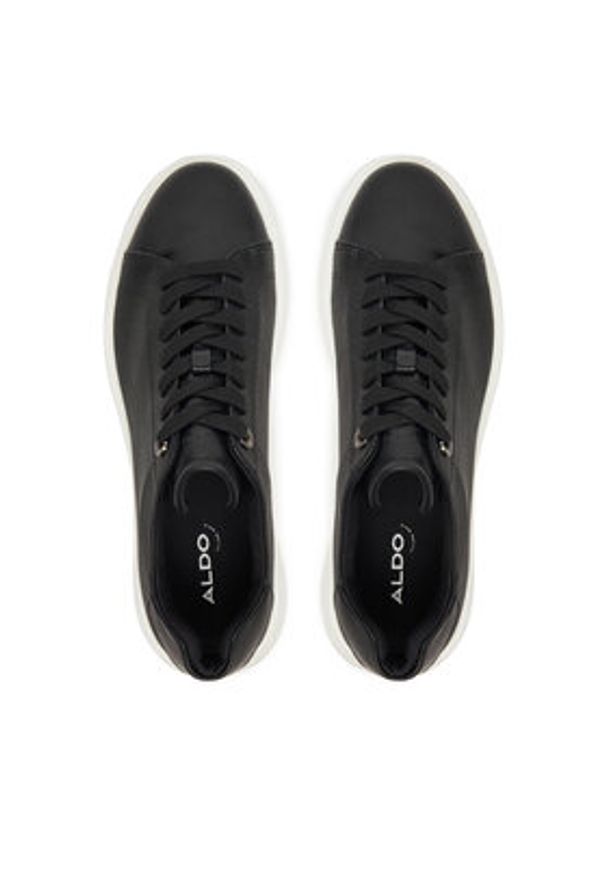 Aldo Sneakersy Magnus 13711690 Czarny. Kolor: czarny. Materiał: skóra