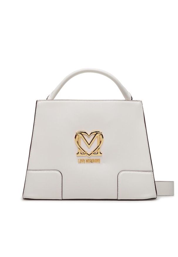 Love Moschino - Torebka LOVE MOSCHINO. Kolor: biały