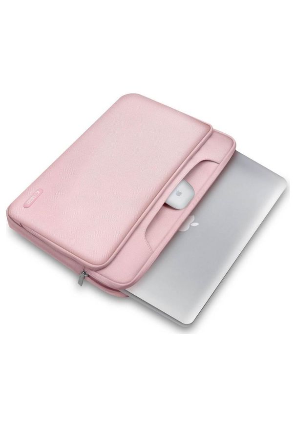 TECH-PROTECT - Torba Tech-Protect PocketBag 13-14'' różowy. Kolor: różowy. Materiał: materiał. Styl: klasyczny, elegancki, casual
