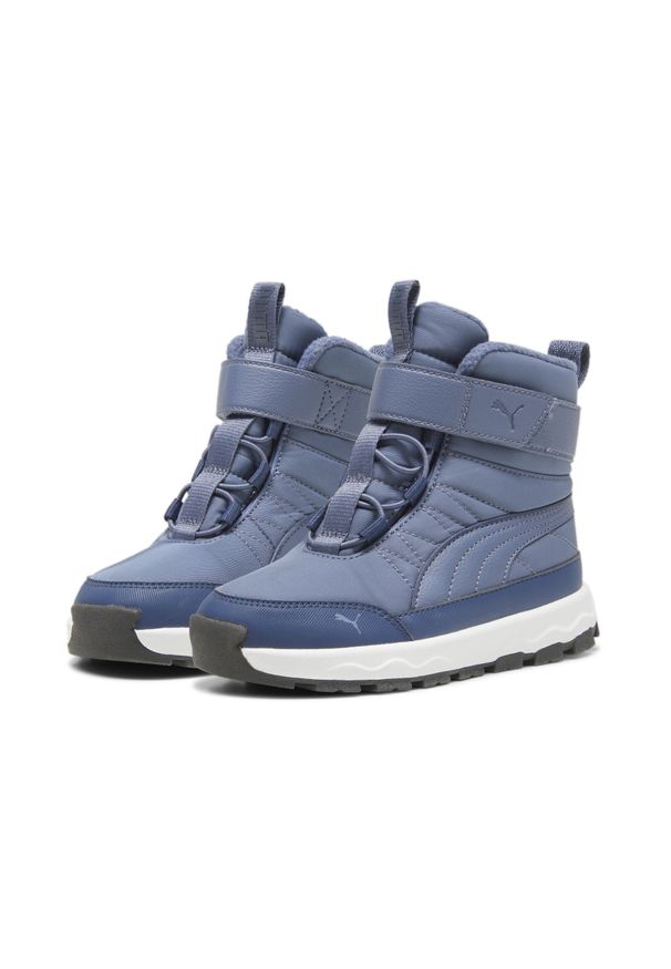 Puma - Dziecięce buty PUMA Evolve PUMA Inky Blue Persian White. Kolor: niebieski, wielokolorowy, biały. Sport: turystyka piesza