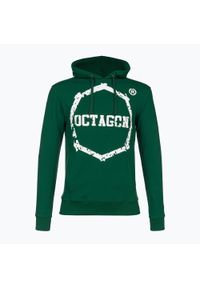 OCTAGON - Bluza męska Octagon Light Zęby. Kolor: zielony