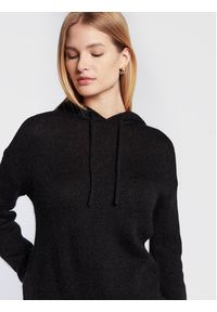 Sisley Sweter 1242M200O Czarny Regular Fit. Kolor: czarny. Materiał: syntetyk #4