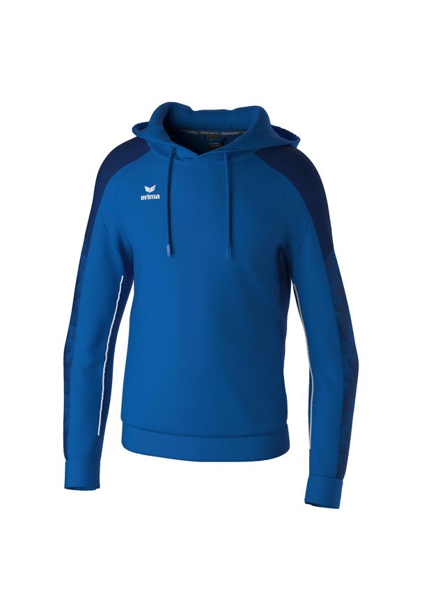 ERIMA - Bluza z kapturem Erima Evo Star. Okazja: na co dzień. Typ kołnierza: kaptur. Kolor: niebieski. Styl: casual, sportowy