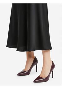 Eva Minge Szpilki EO-ELAINA-E134-20A-Y021X Bordowy. Kolor: czerwony. Materiał: skóra. Obcas: na szpilce #5