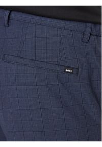 BOSS - Boss Spodnie garniturowe 50496139 Granatowy Slim Fit. Kolor: niebieski. Materiał: syntetyk