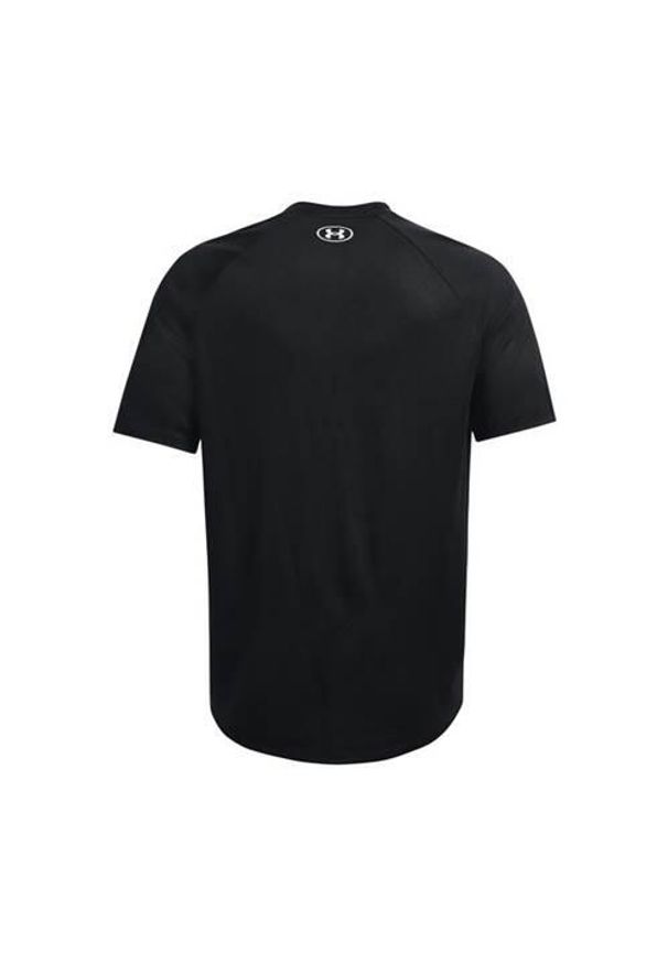 Koszulka treningowa męska Under Armour Tech Prt Fill. Kolor: czarny. Długość rękawa: krótki rękaw. Długość: krótkie. Sport: bieganie