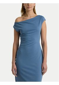 Lauren Ralph Lauren Sukienka koktajlowa 250933454002 Niebieski Slim Fit. Kolor: niebieski. Materiał: syntetyk. Styl: wizytowy #5