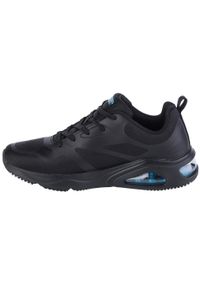 skechers - Buty sportowe Sneakersy męskie, Skechers Tres-Air Uno-Modern Aff-Air. Kolor: czarny, wielokolorowy. Materiał: guma, syntetyk, tkanina, materiał. Sport: turystyka piesza