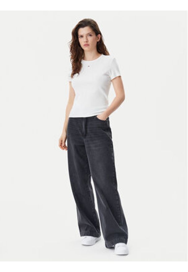 Tommy Jeans Komplet 2 t-shirtów DW0DW21430 Kolorowy Slim Fit. Materiał: bawełna. Wzór: kolorowy
