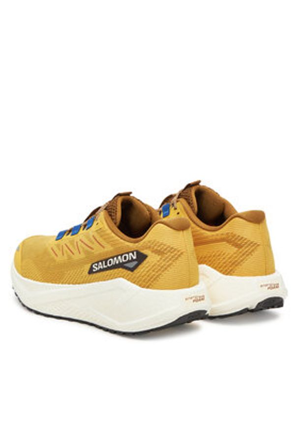 salomon - Salomon Buty do biegania Aero Blaze 3 Grvl L47974200 Żółty. Kolor: żółty. Materiał: materiał