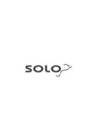 Solo - SOLO 065 SZ czarny, półbuty mokasyny damskie sznurowane. Kolor: czarny. Materiał: skóra. Obcas: na obcasie. Wysokość obcasa: średni #4