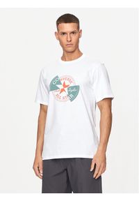 Converse T-Shirt M Chuck Patch Distort Tee 10026427-A02 Biały Regular Fit. Kolor: biały. Materiał: bawełna #1