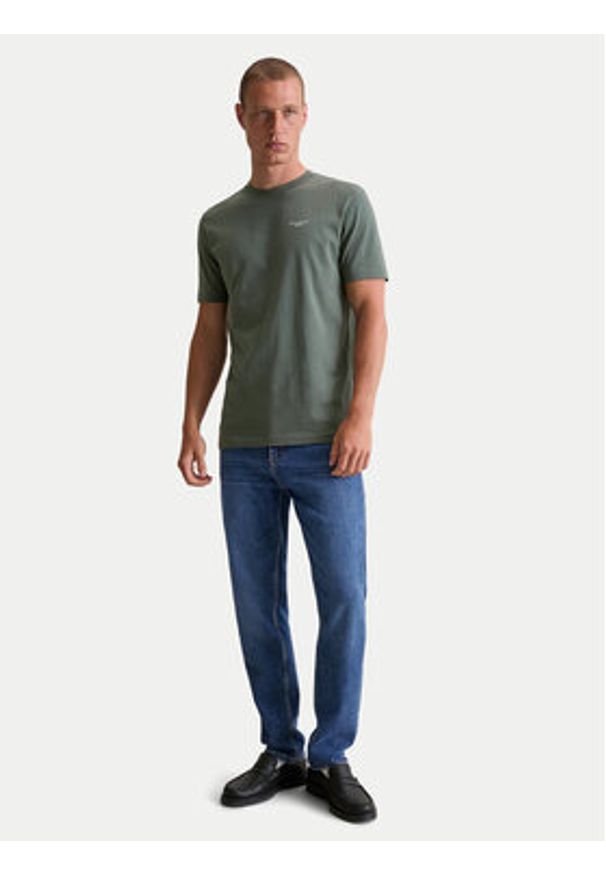 Marc O'Polo Denim Komplet t-shirtów 5000007362 Khaki Regular Fit. Typ kołnierza: polo. Kolor: brązowy. Materiał: bawełna