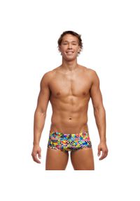 FUNKY TRUNKS - Kąpielówki Funky Trunks Junk Yard - trunki męskie. Kolor: wielokolorowy