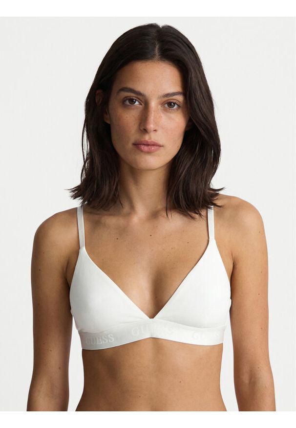 Guess Biustonosz bezfiszbinowy O6GC05 KE831 Écru. Materiał: bawełna