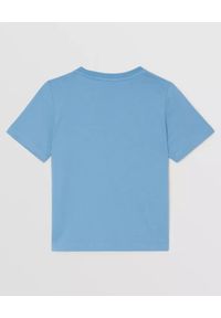 BURBERRY CHILDREN - Koszulka z kieszonką 4-14 lat. Kolor: niebieski. Materiał: bawełna. Długość rękawa: krótki rękaw. Sezon: lato #4