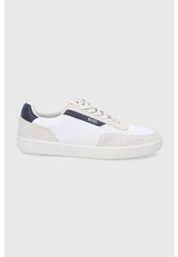 BOSS - Boss Buty kolor biały. Nosek buta: okrągły. Zapięcie: sznurówki. Kolor: biały. Materiał: guma