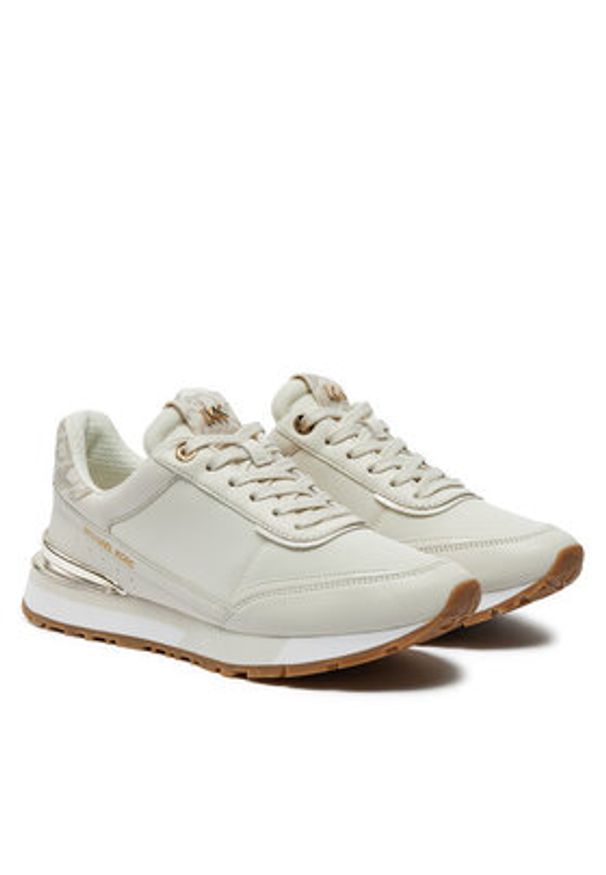 MICHAEL Michael Kors Sneakersy Nova 43T4NVFS2D Beżowy. Kolor: beżowy. Materiał: skóra