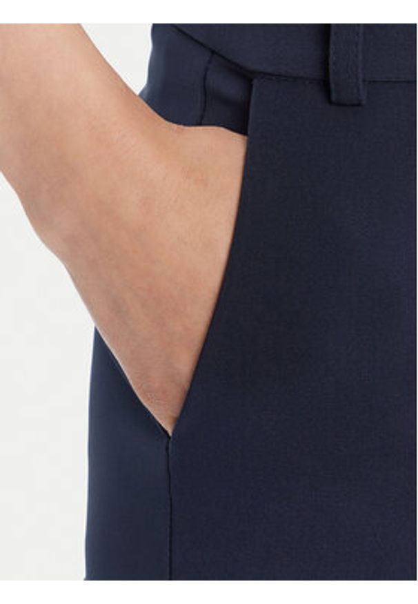 Rinascimento Chinosy CFC0126225003 Granatowy Slim Fit. Kolor: niebieski. Materiał: syntetyk