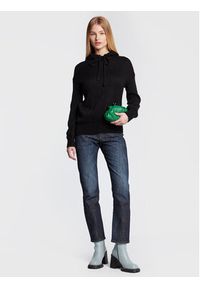 Sisley Sweter 1242M200O Czarny Regular Fit. Kolor: czarny. Materiał: syntetyk #2