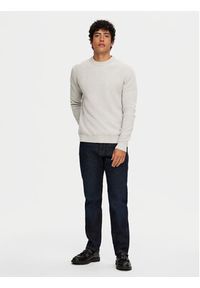 Selected Homme Sweter Dane 16092599 Szary Regular Fit. Kolor: szary. Materiał: bawełna #4