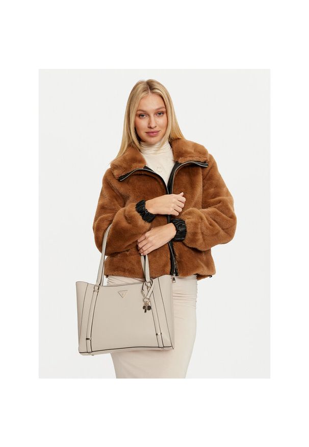 Torebka Guess. Kolor: kremowy