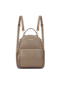 Kazar - Miejski skórzany plecak w kolorze taupe. Materiał: skóra. Styl: elegancki #1
